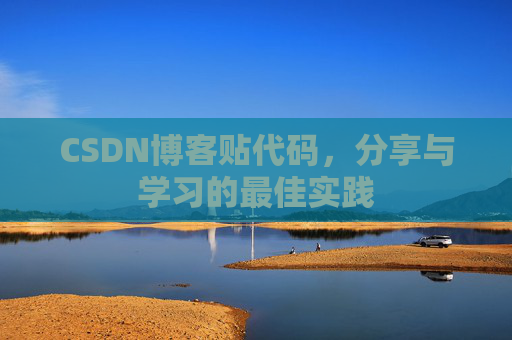 CSDN博客贴代码，分享与学习的最佳实践